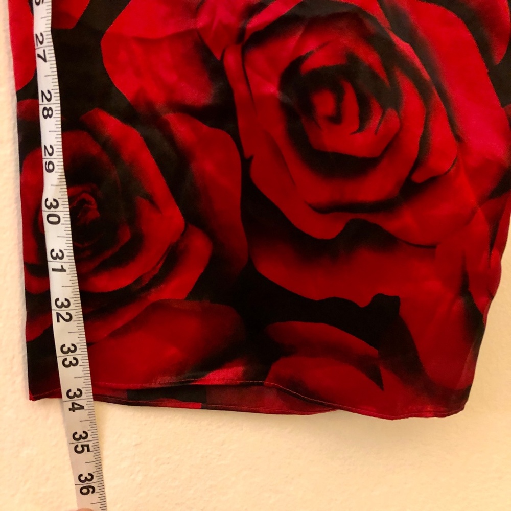 Intimates Pajamas Set Red Rose Sexy Sz Large Morgan Taylor - Picture 13 of 16